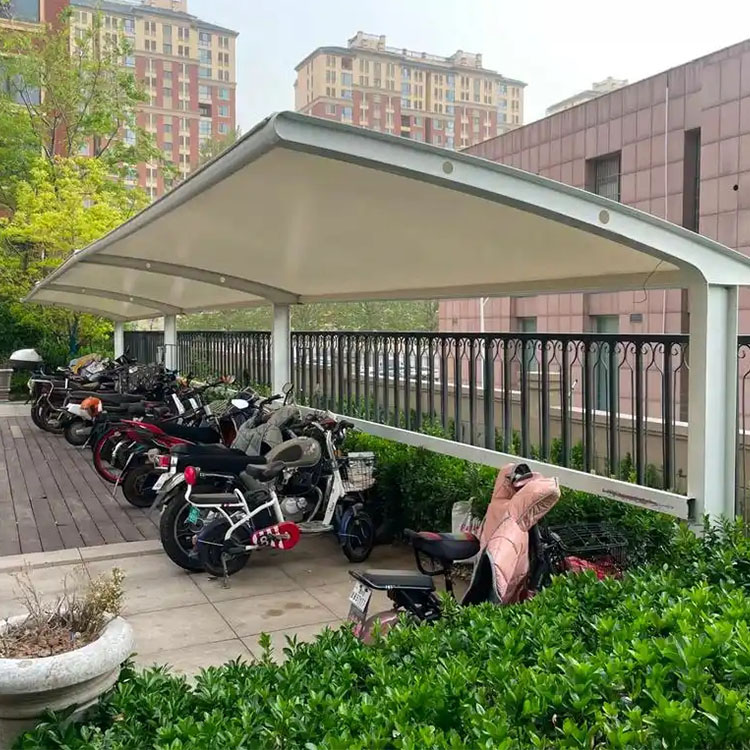 庄河市膜结构电动车棚